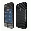 Black Carbon Fiber Skin Full Body Sticker For iPhone 4S