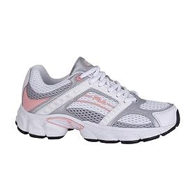 Buy Fila Ladies Storm Watch Running Shoe -White Pink by Fila