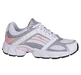 Fila Women's Storm Watch Running Shoe -White/Pink