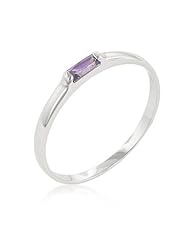 Lavender Petite Solitaire Ring