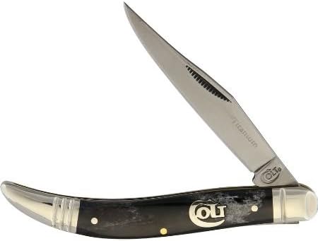 Colt Knives 684 Toothpick Black Smooth Bone