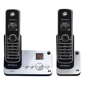 Motorola B802 Premium 2 Handset Dect 6.0 Cordless Phone System With Bluetooth Technology, Caller ID, Digital Answering System (B802)
