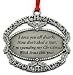 Personalized Merry Christmas from Heaven Pewter Ornament