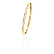10K Yellow Gold 1/2 ct. Diamond Bangle Bracelet