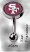 San Francisco 49ers belly button ring