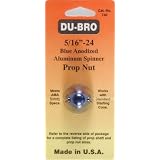Du-Bro 745 5 16-24 Blue Anodized Aluminum Prop Nut by Du-Bro Products