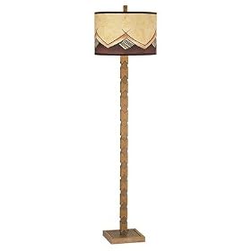 Southwestern Spirit Maple Floor Lamp