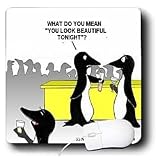 Londons Times Funny Relationships Cartoons - Penguin Pick-Up Lines That Don t Work - Mouse Pads