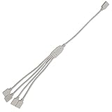 [koneko]LEDテープ用 30cm 延長ケーブル 4ピン メス 4分岐 4股 / 分岐 / 延長コネクタ12V RGB 3528/5050SMD用 延長 / コネクタ / コネクター / 352