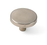 Laurey Tech 1-1/4-Inch Diameter Knob, Satin Chrome #34539