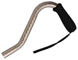 Offset Adjustable Aluminum Cane Hypalon Grip Handle, Champagne Sparkle