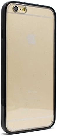 iPhone 6 Case, TekJacket® iPhone 6 (4.7) Case Bumper **NEW** [Ultra Hybrid Series] [Crystal Clear] Shock Absorption Corners Bumper Case with Clear Back Panel - ECO-Friendly Packaging - Bumper Case for iPhone 6 (4.7) (Black)