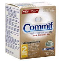 72 Count 2mg Cappuccino Commit Expired 9/2010 Poppacs Only - NO Boxes