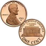 1981-S Lincoln Head Cent Filled S, Choice Proof, PR63