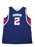 Signed Joe Johnson Jersey - Atlanta Hawks AWAY Auth JSA - Autographed NBA Jerseys