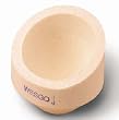 PLATINUM MORGAN CRUCIBLE WESGO MELTING DISH HIGH BACK 10 OZ. CAPACITY