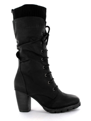 Tamaris 25356-27 Damen Stiefel Leder, Schwarz, Größe 38
