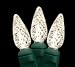 Set of 20 LED Clear C6 Auto & Boat Christmas Lights - Green Wire