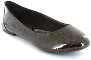 B.O.C. BOC BORN CONCEPT BATIK DARK BROWN LEOPARD BALLET FLAT WOMEN SIZE 7 M