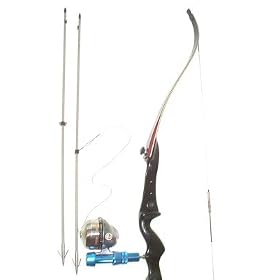 Click here to buy RH Intermediate Bowfishing Set w PSE Kingfisher Recurve Takedown Bow .