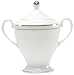 Nikko Ceramics Platinum Beaded Pearl Covered Sugar