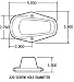 Truck-Lite Model 25 Surface Mount Bulb Replaceable - Red with Black Mount 25780R