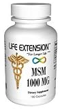 MSM, 1000 mg, 100 capsules