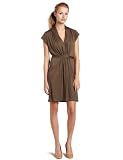Bordeaux Womens Shawl Collar Dress