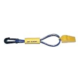 Whistle w/Lanyard, purple/yellow