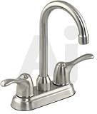 Gerber Allerton Series 49271SS Double Handle Bar Cast Spout Faucet with 4-5 8 Spout Reach,... by Gerber