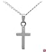 Sterling Silver Children's Cross Pendant, 13