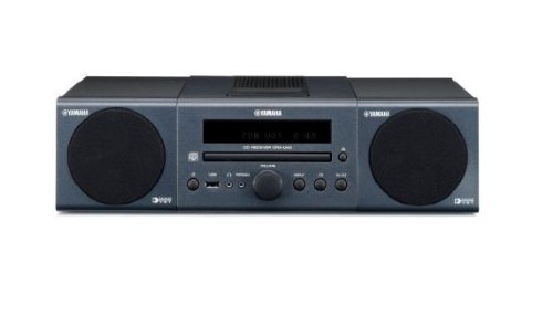 Yamaha MCR 040 Kompaktanlage (MP3-CD-Player, Apple iPod-Dock,  USB) dunkelgrau