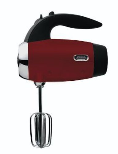 Sunbeam 2560 Heritage Series 6-Speed 250-Watt Hand Mixer, Red Sunbeam 2560 Heritage Series 6-Speed 250-Watt Hand Mixer, Red