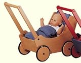 Doll pram, Natural, by HABA