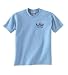 Personalized custom embroidered football design on t-shirt