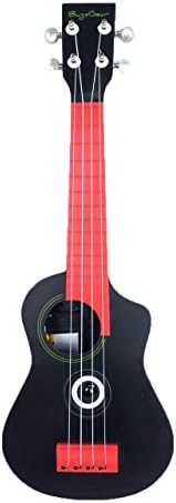 BugsGear Ukulele BL/RD Uncle Sam Adventure Travel Ukulele, Blue/Red