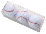 Baseball Designed Golf Balls - 3 balls in a box