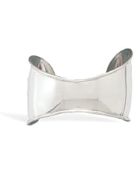 Sterling Silver Polished with Edge Graduated Cuff