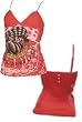 ED HARDY #3010 LB BULLDOG LOS ANGELES THERMAL CAMISOLE GLOW IN THE DARK