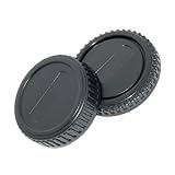 Rear Lens & Camera Body Caps for Olympus Four Thirds D-SLR. Compatible with OLYMPUS E-1, E-3, E-30, E-300, E-330, E-400, E-410, E-420, E-450, E-500, E-520, E-620