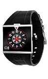 01TheOne Analog Turning Disc Black Dial Unisex watch #AN04G03