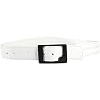 Fox Racing Cutless Men's Sportswear Belt w/ Free B&F Heart Sticker Bundle - White
