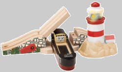 THOMAS THE TANK TRAIN WOODEN- LIGHTHOUSE BRIDGE