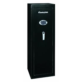 SentrySafe G1055E Electronic Lock Safe, Black Powder Coat, 10-Gun Capacity by SentrySafe