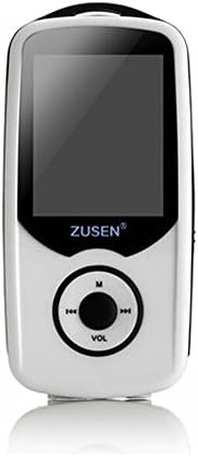 AGPtEK® 50 Hours Continuous Playback 8GB MP3 Player with Bluetooth Transmitter Hi-fi Music Player, Micro SD Card supports to 64GB, Color Black-White