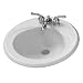American Standard 0449.008US Kentucky Round Countertop Lavatory Sink - White