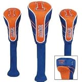 Illinois Fighting Illini Graph Headcover Set of 3