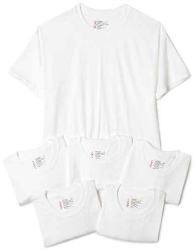 Hanes Classics Men's Classics 6-Pack Crew Neck T-Shirt Value Pack