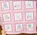 Jack Dempsey Stamped White Nursery Quilt Blocks 9