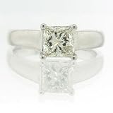 1.33ct Princess Cut Diamond Engagement Anniversary Ring